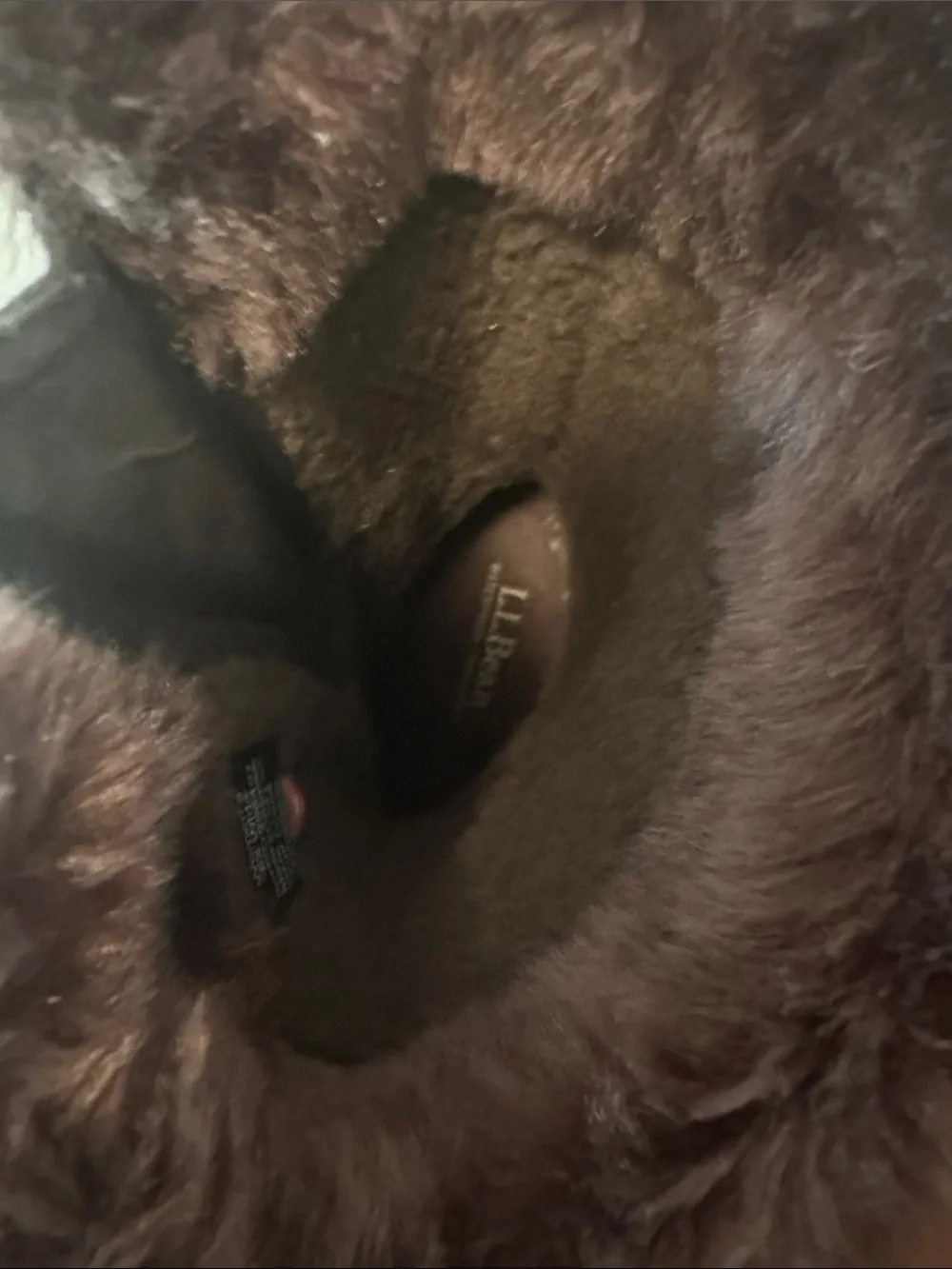 L.L. Bean Quilted Faux-Fur Trim Winter Boots - Brown